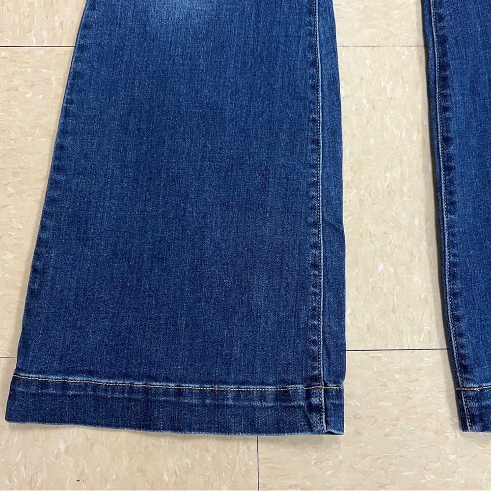 Judy Blue Dark Blue Flare Jeans Size 14 Women’s Boho Comfy Bell Bottom - Picture 2 of 6